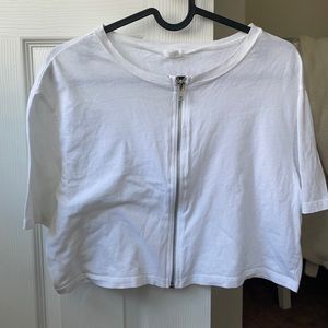 Zip Up Tshirt